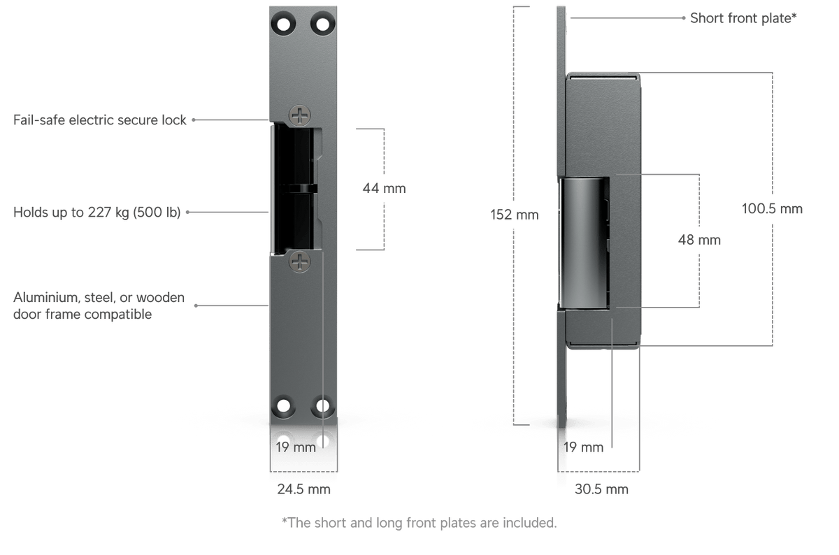 Ubiquiti UACC-Lock-Strike-Secure-8mm Fail-Secure Electric Strike Lock - ACE Peripherals