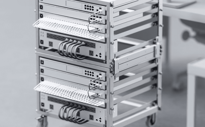 Ubiquiti UACC - Rack - Stacking - Kit Toolless Mini Rack Stacking Kit - ACE Peripherals