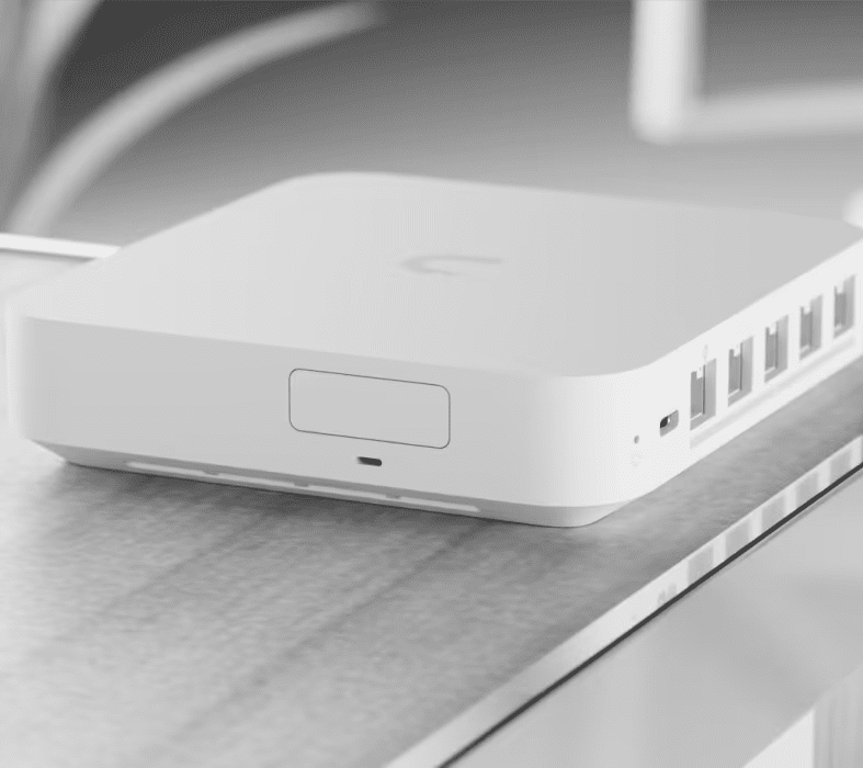 Ubiquiti UACC-SSD-Tray installed in compatible Cloud Gateway