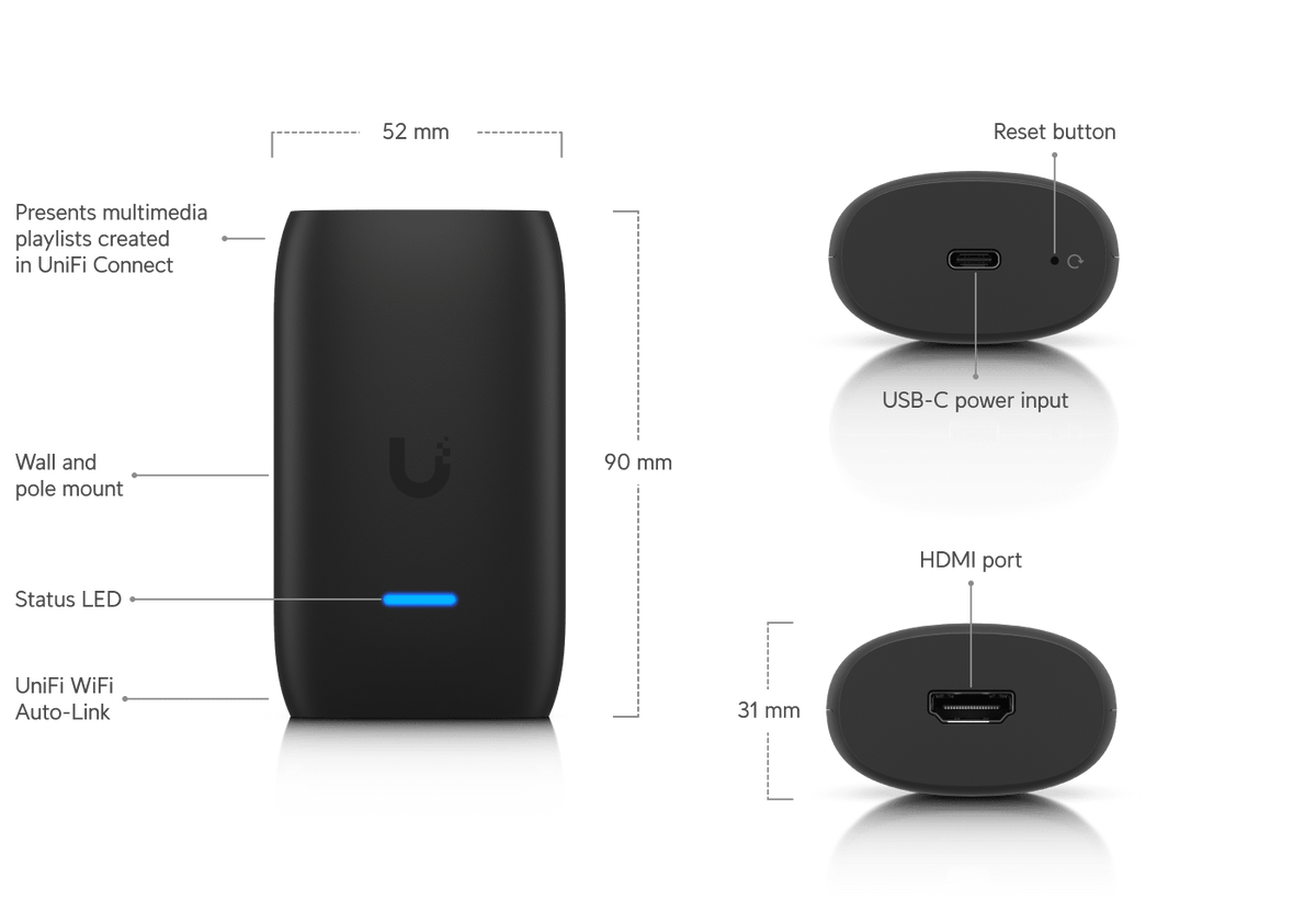 Ubiquiti UC - Cast - Lite Display Cast Lite Digital Signage Player - ACE Peripherals