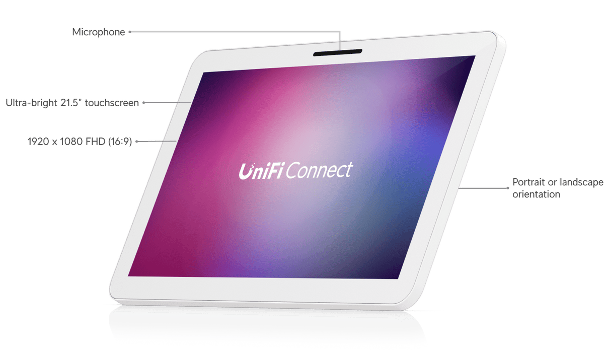 Ubiquiti UC - Display 21.5" FHD PoE++ Touchscreen Interactive Digital Signage - ACE Peripherals