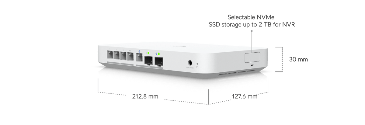 Ubiquiti UCG-Fiber 30W 10GbE UniFi Cloud Gateway Fiber - ACE Peripherals