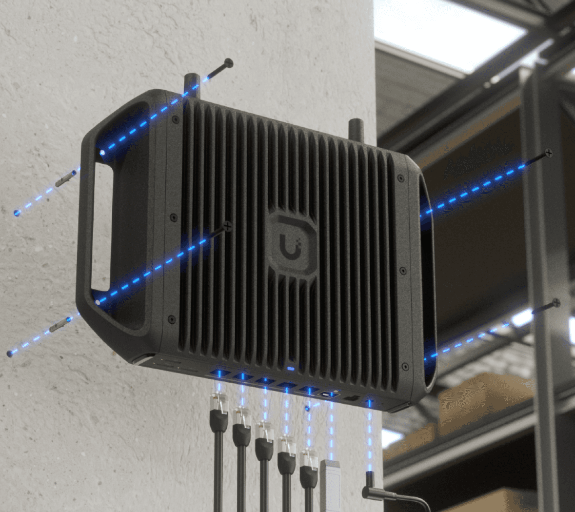 Ubiquiti UCG - Industrial 270W 10GbE UniFi Cloud Gateway Industrial - ACE Peripherals