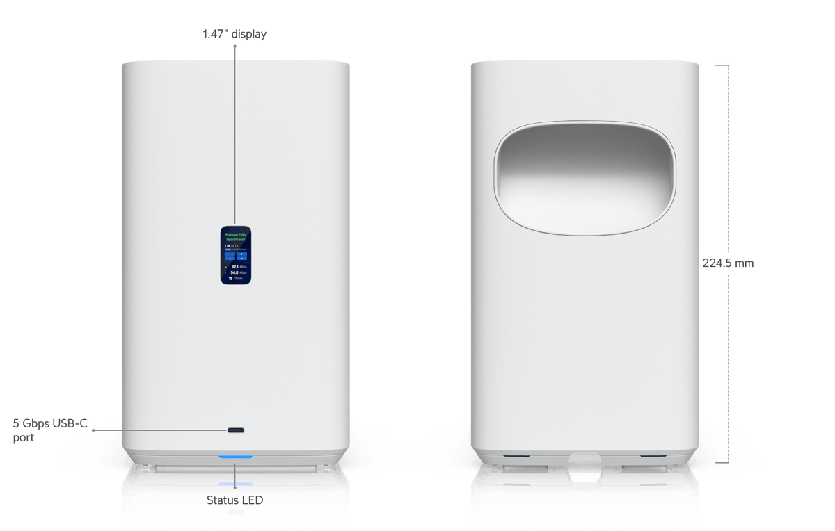 Ubiquiti UNAS-4 4-Bay 2.5GbE PoE+++ Desktop NAS - ACE Peripherals