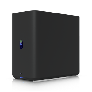 Ubiquiti UNAS-4 Black angled front view