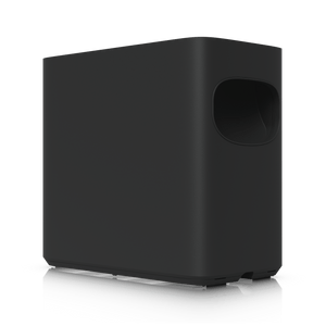 Ubiquiti UNAS-4 Black angled rear view