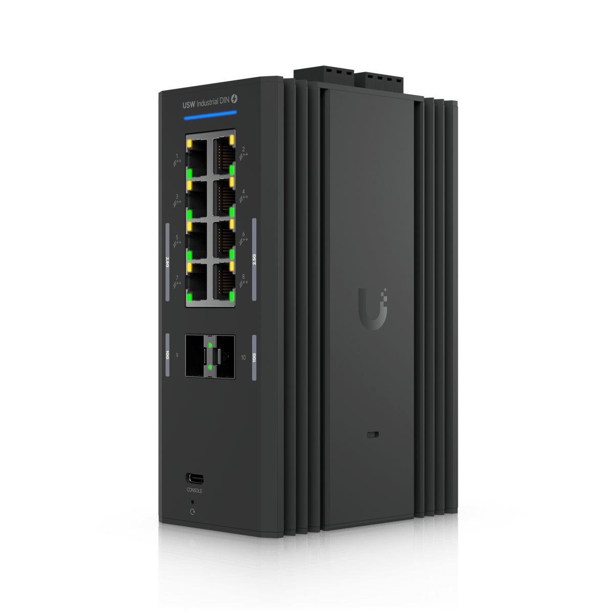Ubiquiti UniFi USW-Industrial-DIN-2.5G-8-PoE 240W Switch - ACE Peripherals