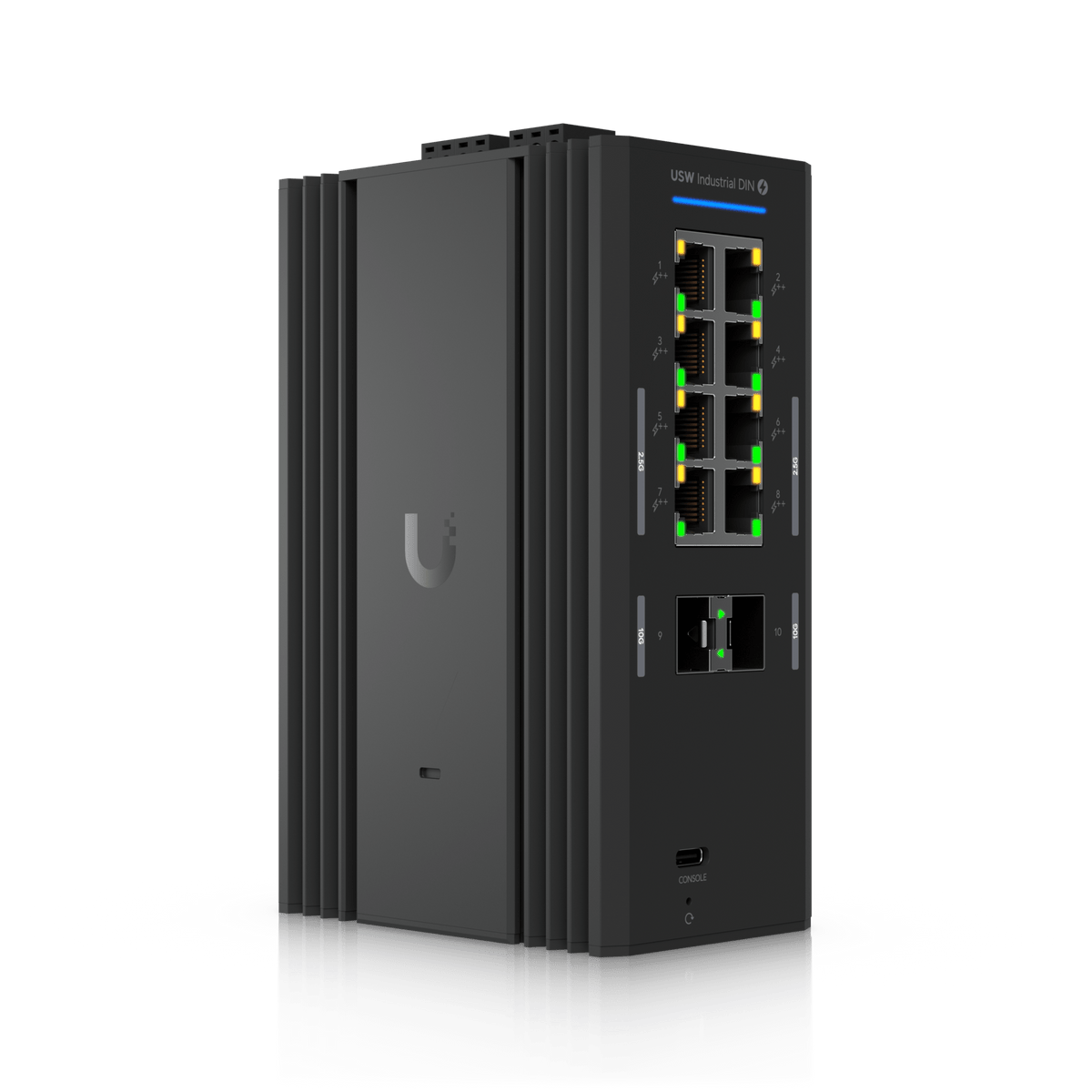 Ubiquiti UniFi USW-Industrial-DIN-2.5G-8-PoE 240W Switch - ACE Peripherals