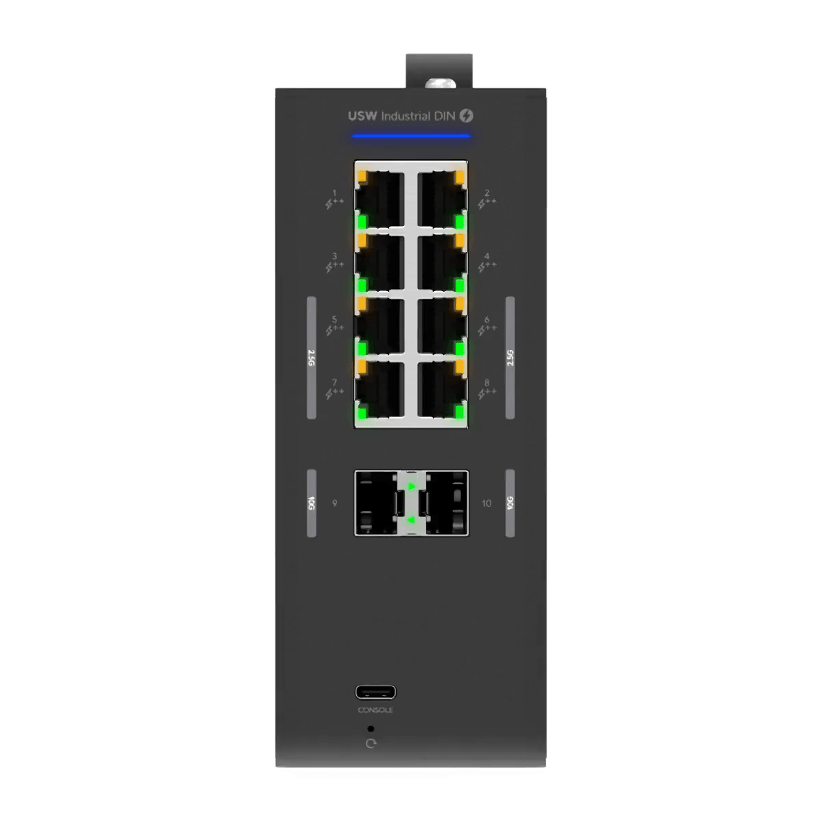Ubiquiti UniFi USW-Industrial-DIN-2.5G-8-PoE 240W Switch - ACE Peripherals