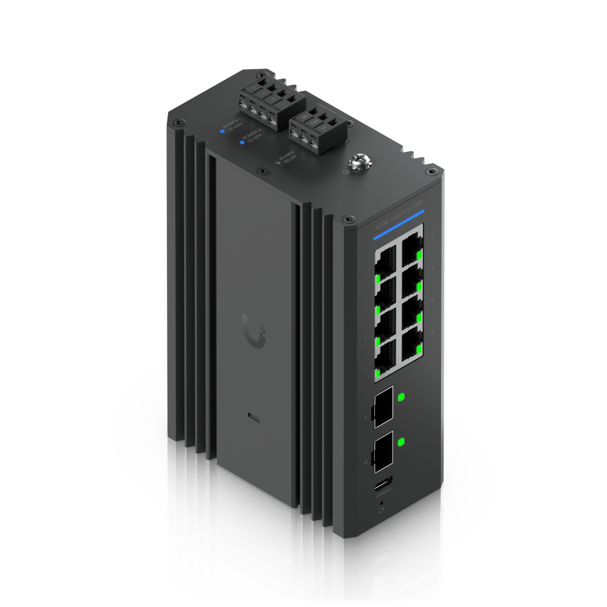 Ubiquiti UniFi USW-Industrial-DIN-8 Gigabit DIN Rail Switch - ACE Peripherals