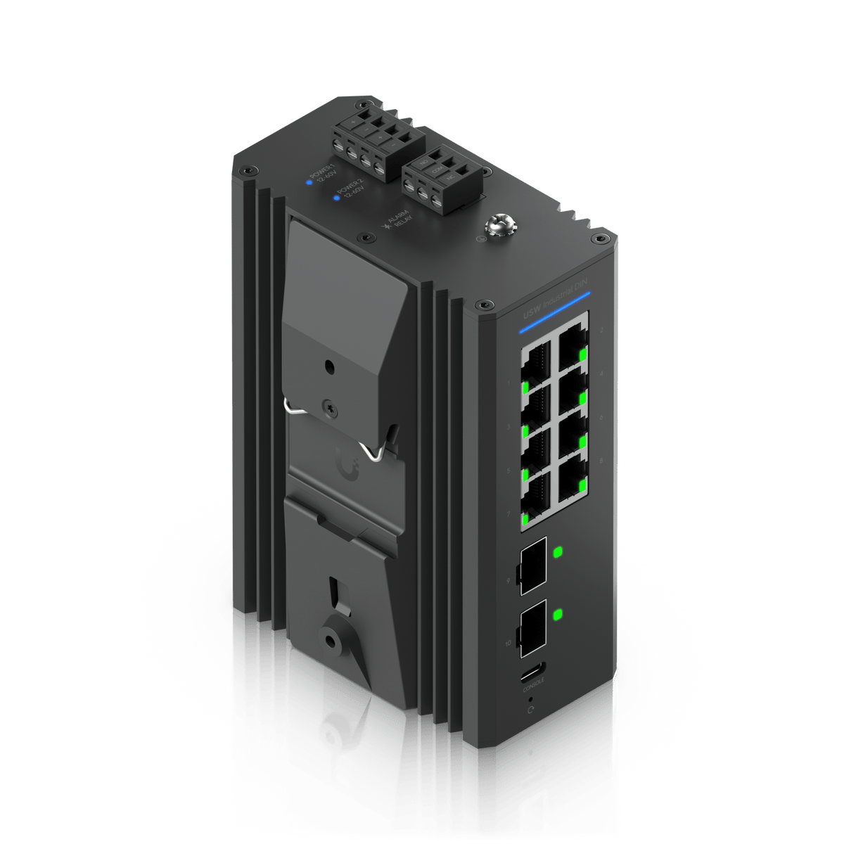 Ubiquiti UniFi USW-Industrial-DIN-8 Gigabit DIN Rail Switch - ACE Peripherals