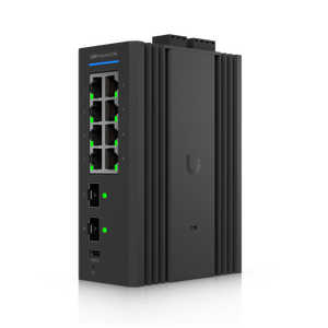 Ubiquiti UniFi USW-Industrial-DIN-8 Gigabit DIN Rail Switch - ACE Peripherals