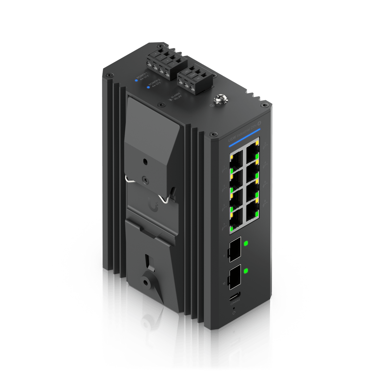 Ubiquiti UniFi USW-Industrial-DIN-8-PoE 480W DIN Rail Switch - ACE Peripherals