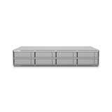 Ubiquiti UNVR-G2-Pro - Angled front view with eight drive bays
