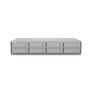Ubiquiti UNVR-G2-Pro - Angled front view with eight drive bays