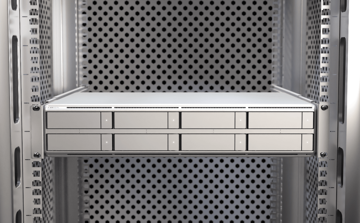Ubiquiti UNVR-G2-Pro - Installed in a server rack