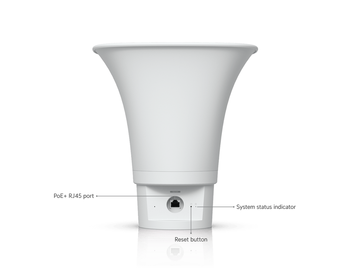 Ubiquiti UP - AI - Horn - Speaker AI Alert Horn Outdoor POE Speaker - ACE Peripherals