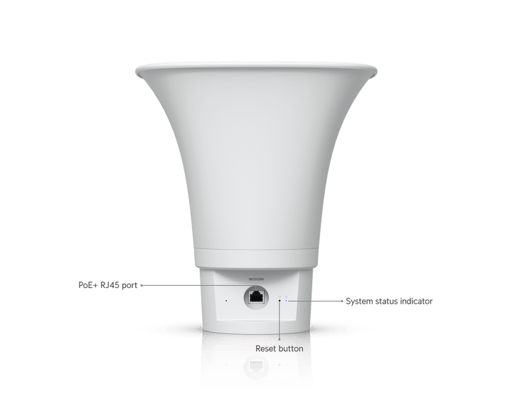 Ubiquiti UP - AI - Horn - Speaker AI Alert Horn Outdoor POE Speaker - ACE Peripherals