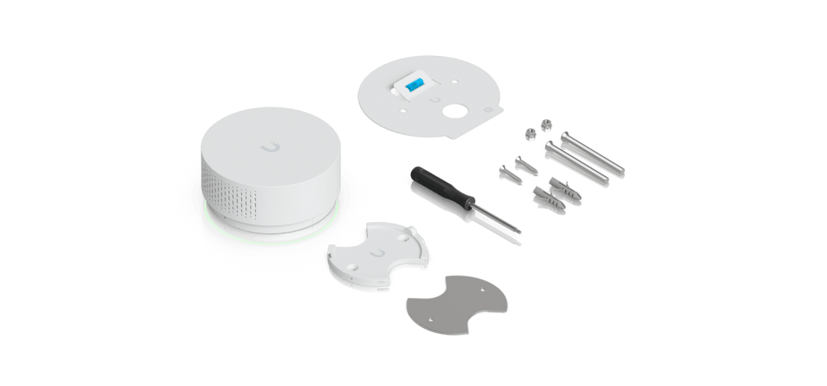 Ubiquiti UP-AirQuality - Sensor and mounting hardware