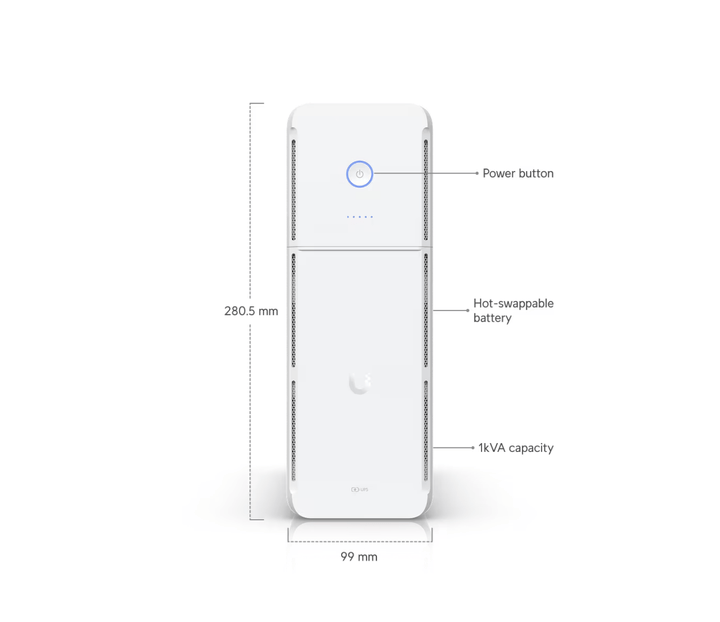 Ubiquiti UPS - Tower UniFi Managed 1kVA Tower UPS - ACE Peripherals