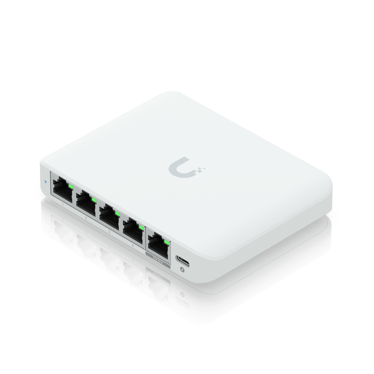 Ubiquiti USW-Flex-2.5G-5 top angled view