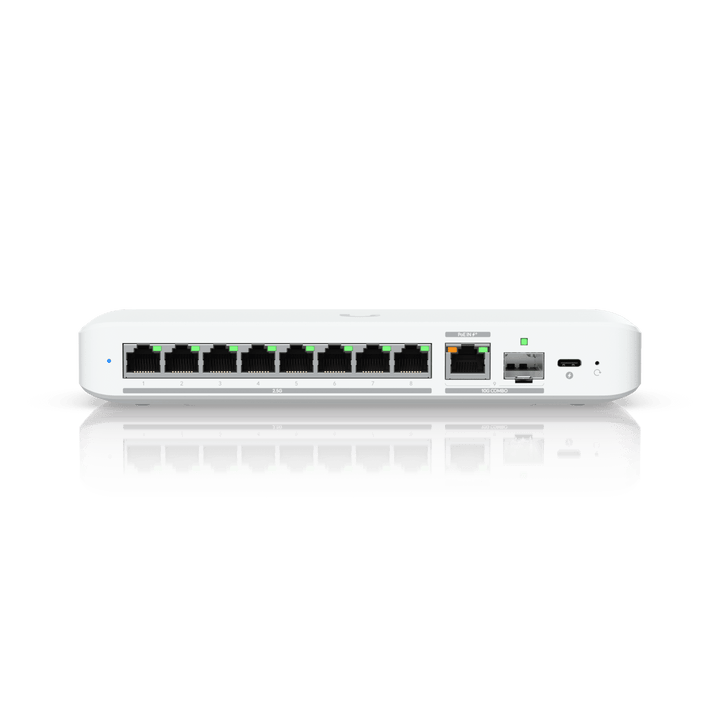 Ubiquiti USW - Flex - 2.5G - 8 8 - Port 2.5GbE Switch 10GbE SPF+ and USB - C - ACE Peripherals