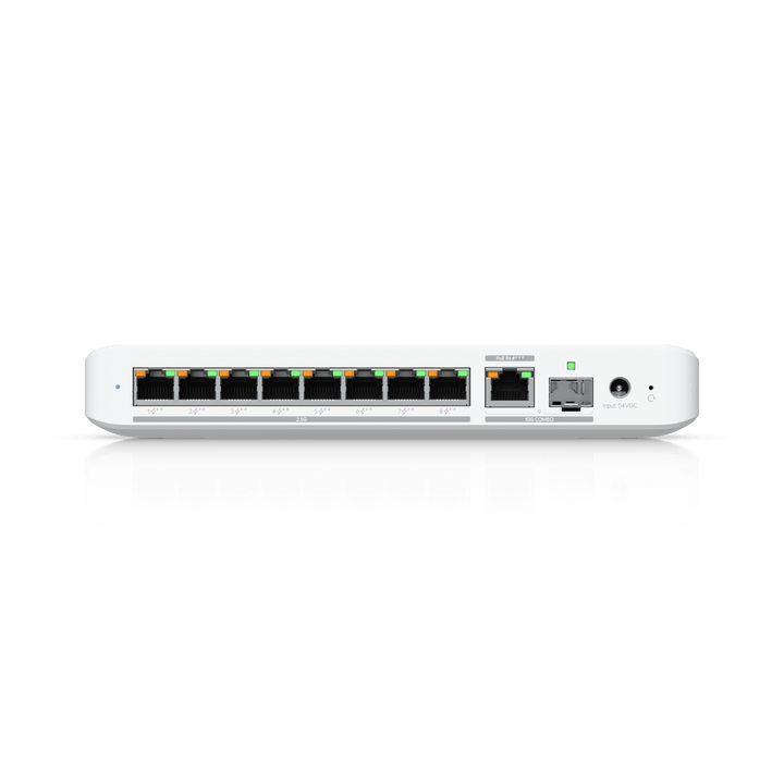 Ubiquiti USW - Flex - 2.5G - 8 - PoE 8 - Port 2.5GbE POE++ Switch 10GbE SPF+ - ACE Peripherals