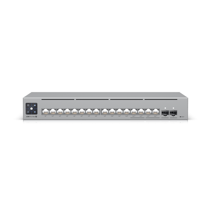 Ubiquiti USW-Pro-Max-16-PoE Pro Max 16 PoE 16-Port POE++ Layer 3 Etherlighting Switch - ACE Peripherals