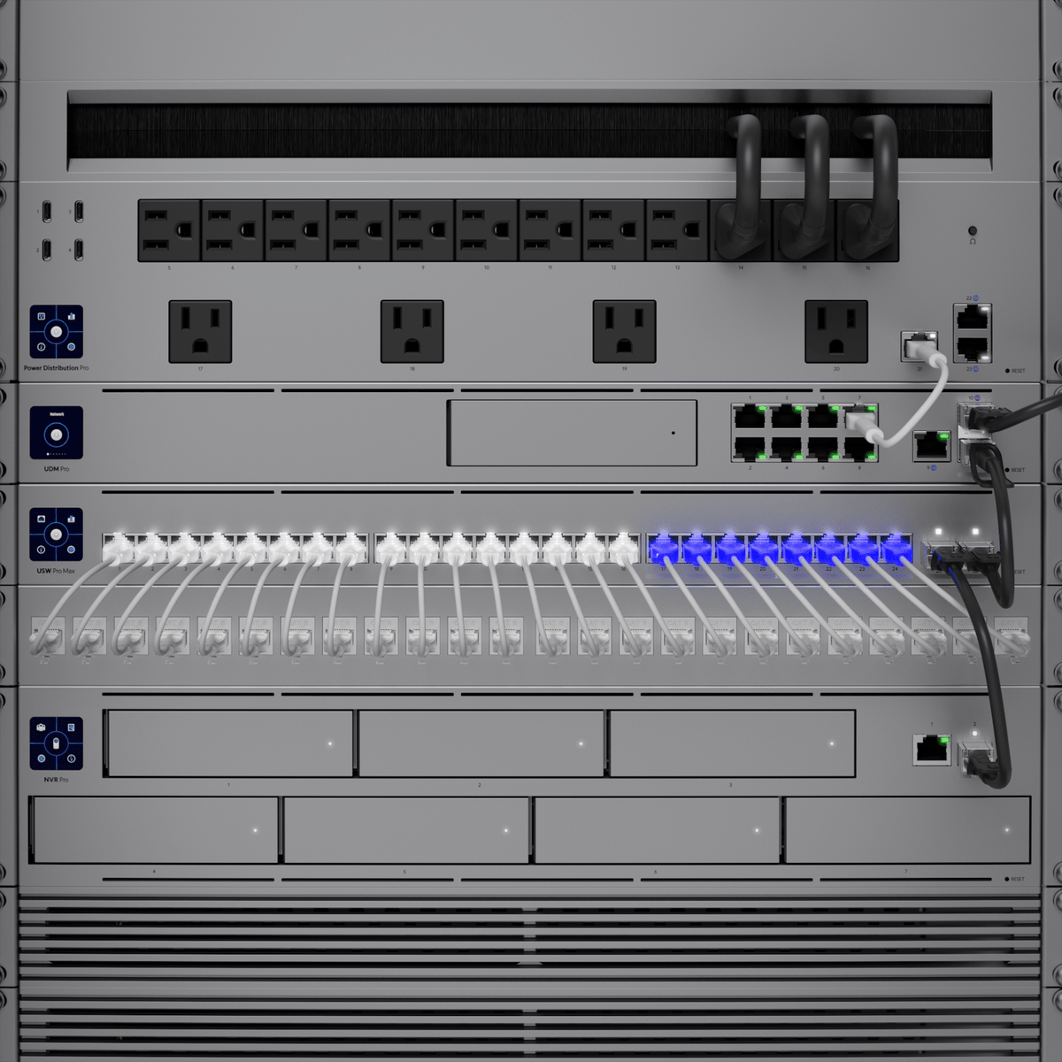 Ubiquiti USW-Pro-Max-24 Pro Max 24 24-Port Layer 3 Etherlighting Switch - ACE Peripherals