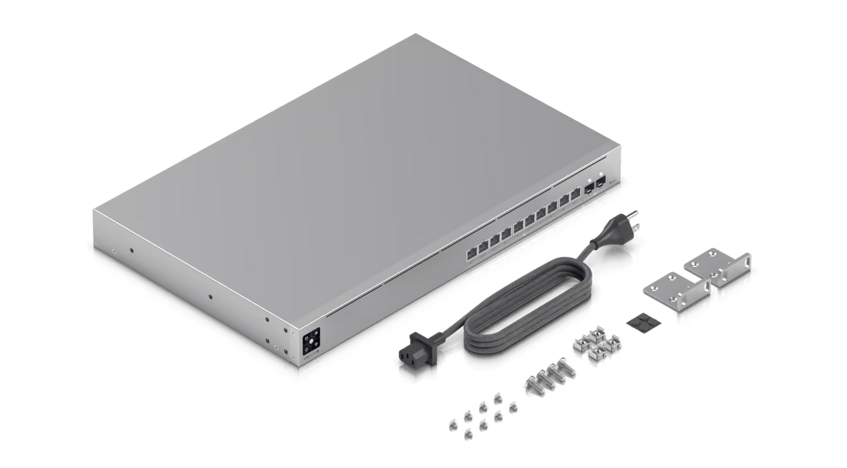 Ubiquiti USW - Pro - XG - 10 - PoE 400W Pro XG 10 - Port L3 10GbE POE+++ Switch - ACE Peripherals