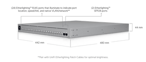 Ubiquiti USW - Pro - XG - 24 - PoE 720W Pro XG 24 - Port L3 10GbE POE+++ Switch - ACE Peripherals