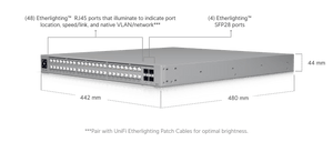 Ubiquiti USW - Pro - XG - 48 - PoE 1080W Pro XG 48 - Port L3 10GbE POE+++ Switch - ACE Peripherals
