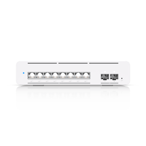 Ubiquiti USW-Pro-XG-8-PoE illuminated front ports