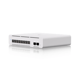 Ubiquiti USW-Pro-XG-8-PoE front angled view of compact switch