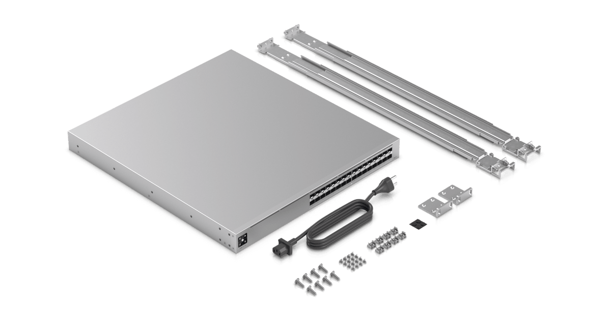 Ubiquiti USW - Pro - XG - Aggregation Pro XG Aggregation 32 - Port 25G SFP28 L3 Etherlighting Switch - ACE Peripherals