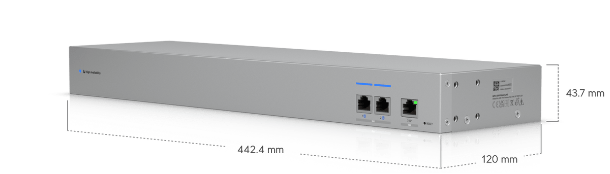 Ubiquiti USW - WAN - RJ45 10GbE RJ45 WAN Switch Shadow Mode High Availability UniFi Gateways - ACE Peripherals