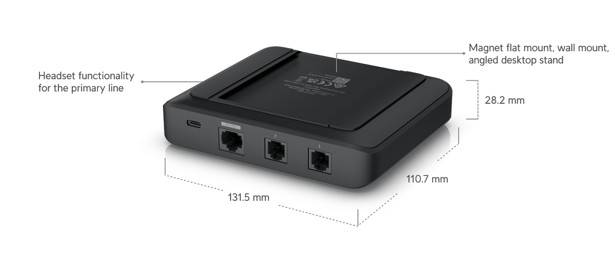 Ubiquiti UT - ATA UniFi Talk Analog Telephone and Fax Adapter - ACE Peripherals