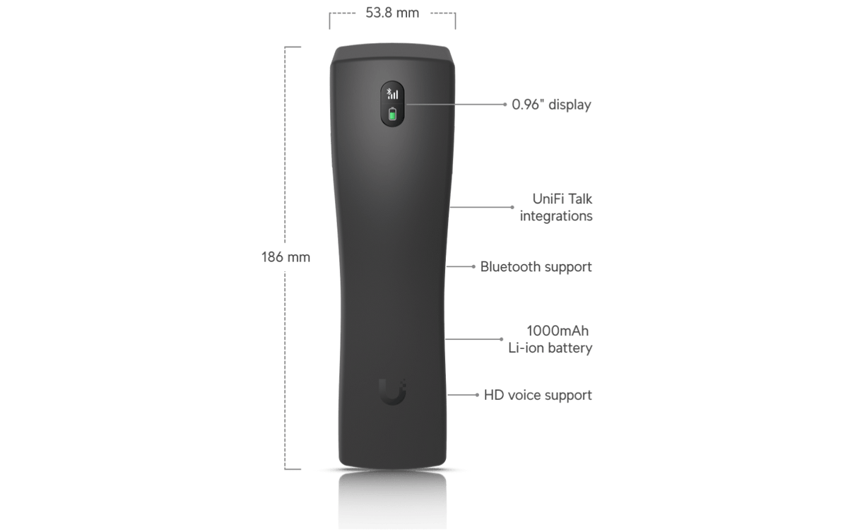 Ubiquiti UT - G3 - Handset G3 UniFi Talk VoIP Wireless Handset - ACE Peripherals