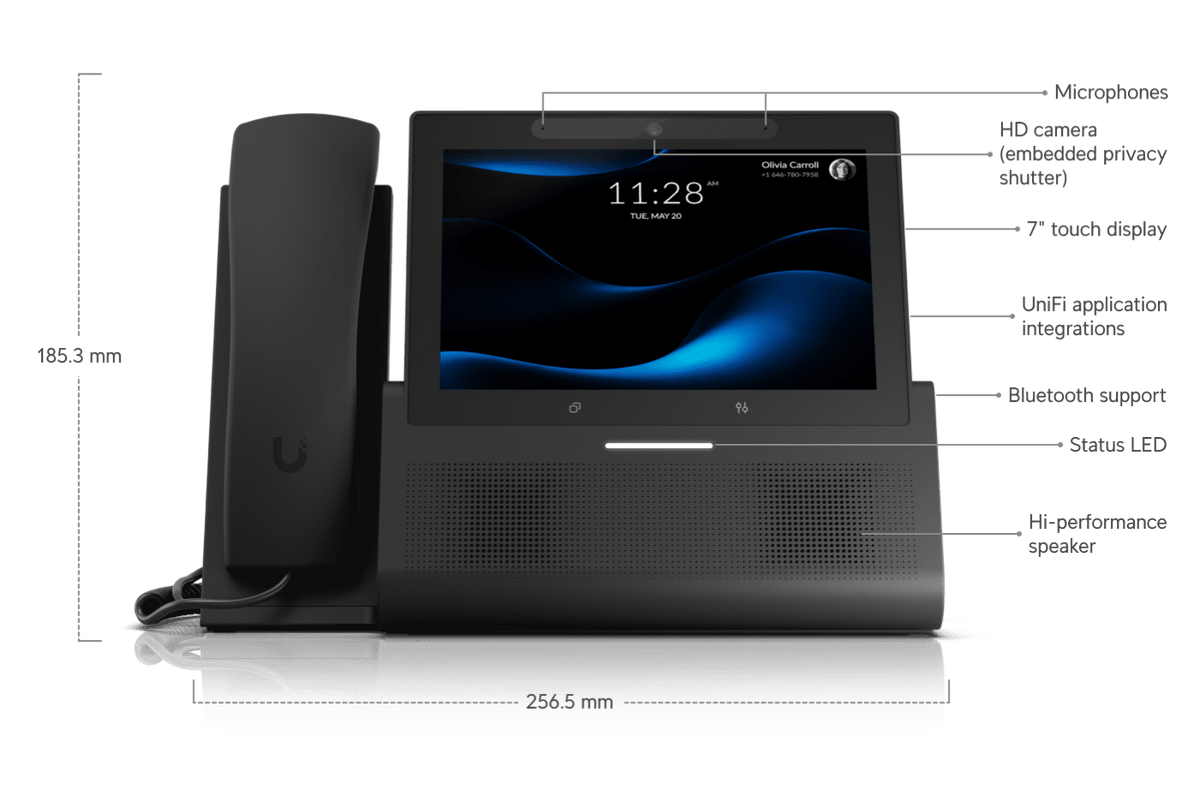 Ubiquiti UTP - G3 - Touch - Enterprise G3 Touch Enterprise UniFi Talk VoIP Phone - ACE Peripherals