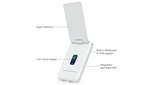 Ubiquiti UTR-LR UniFi Long-Range WiFi 5 Travel Router with VPN and USB Tethering - ACE Peripherals