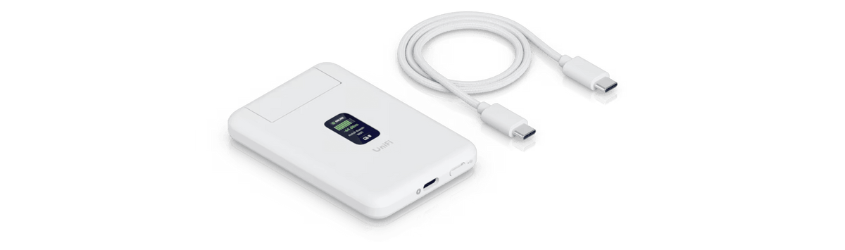 Ubiquiti UTR router with included USB-C cable