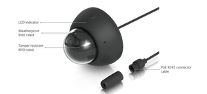 Ubiquiti UVC-AI-Dome Black technical diagram