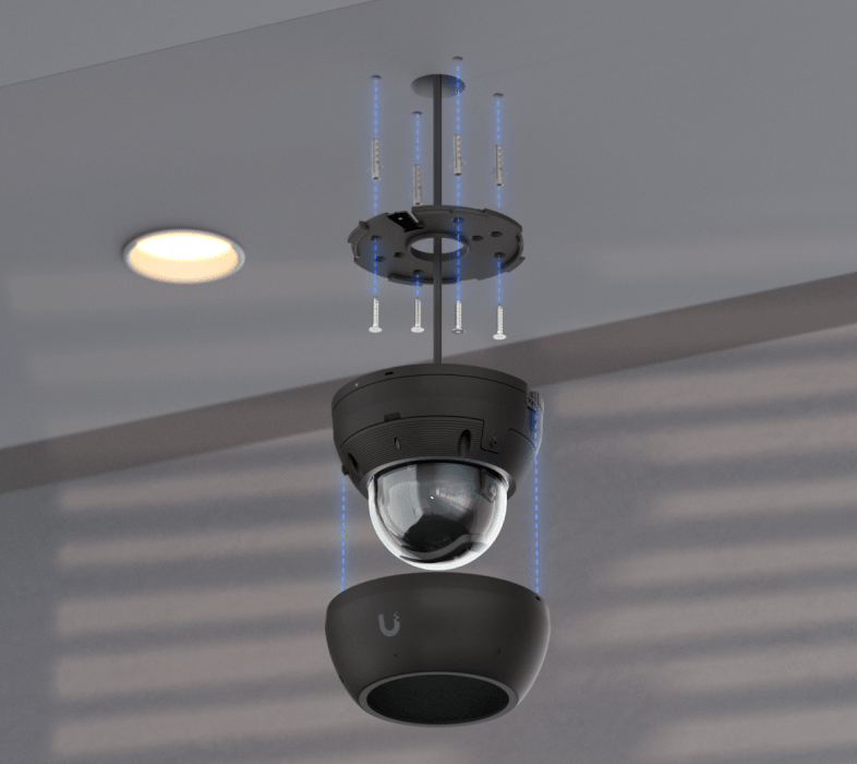 Ubiquiti UVC-AI-Dome UniFi AI Dome 4K PoE Camera - ACE Peripherals