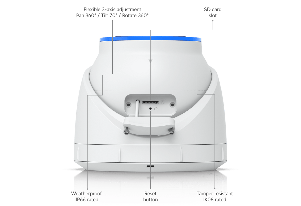 Ubiquiti UVC-AI-Turret UniFi AI Turret 4K PoE+ Camera - ACE Peripherals