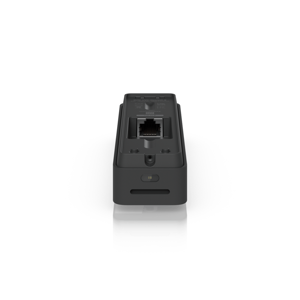 Ubiquiti UVC-Doorbell-Lite Black Ethernet port and lower view