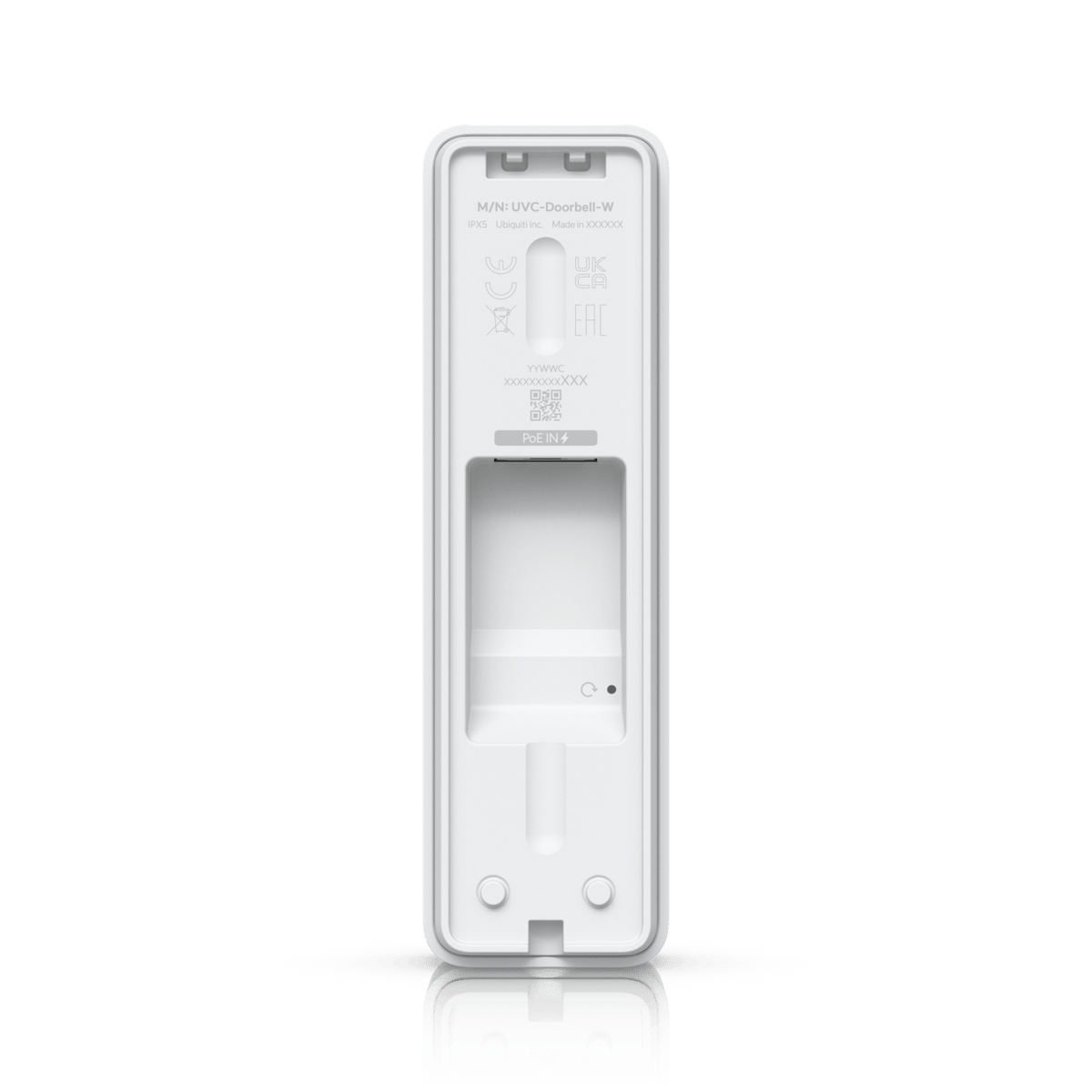 Ubiquiti UVC-Doorbell-Lite White rear mounting surface
