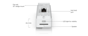 Ubiquiti UVC-Doorbell-Lite 5MP PoE Video Doorbell - ACE Peripherals