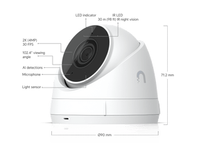 Ubiquiti UVC-G5-Turret-Ultra 2K Outdoor PoE Camera - ACE Peripherals