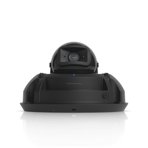 Ubiquiti UVC-G6-Dome Black dome cover removed showing camera adjustment