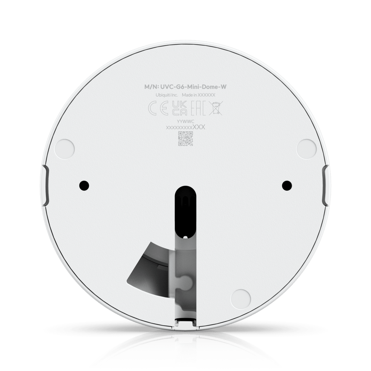 Ubiquiti UVC-G6-Mini-Dome - White base and mounting slots